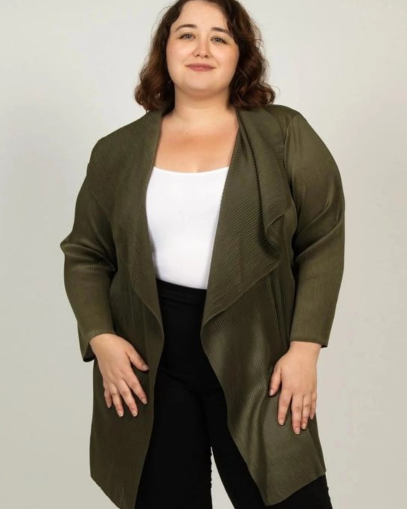 Waterfall cardigan plus hot sale size